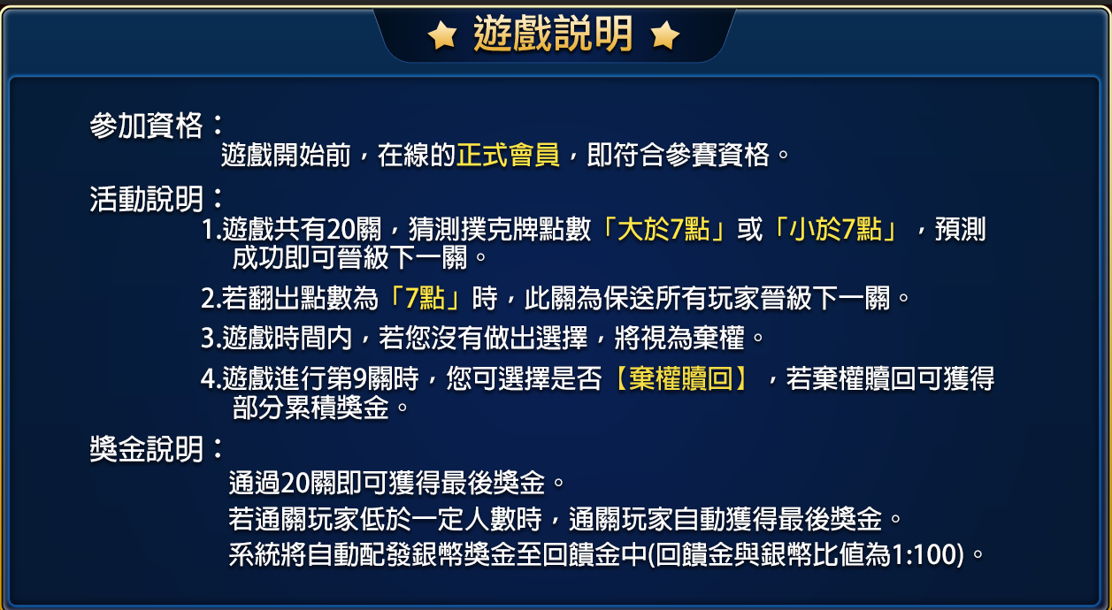 遊戲說明